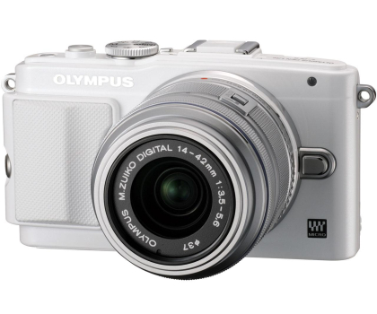 Aparat Olympus E-PL6 White + 14-42 II R